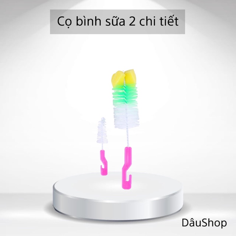 Cọ bình sữa 2 chi tiết