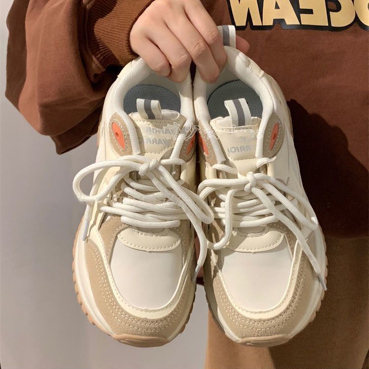 Giày Thể Thao Đế Dày Thoáng Khí Phong Cách Retro Mùa Hè Cho Nữ