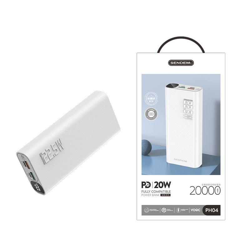 Sạc dự phòng Sendem PH04 20000Mah sạc nhanh PD22.5W