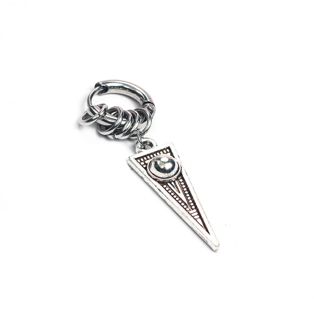 Đôi Khuyên Tai Hình Tam Giác Nhỏ Xinh Thời Trang Cho Nam Nữ