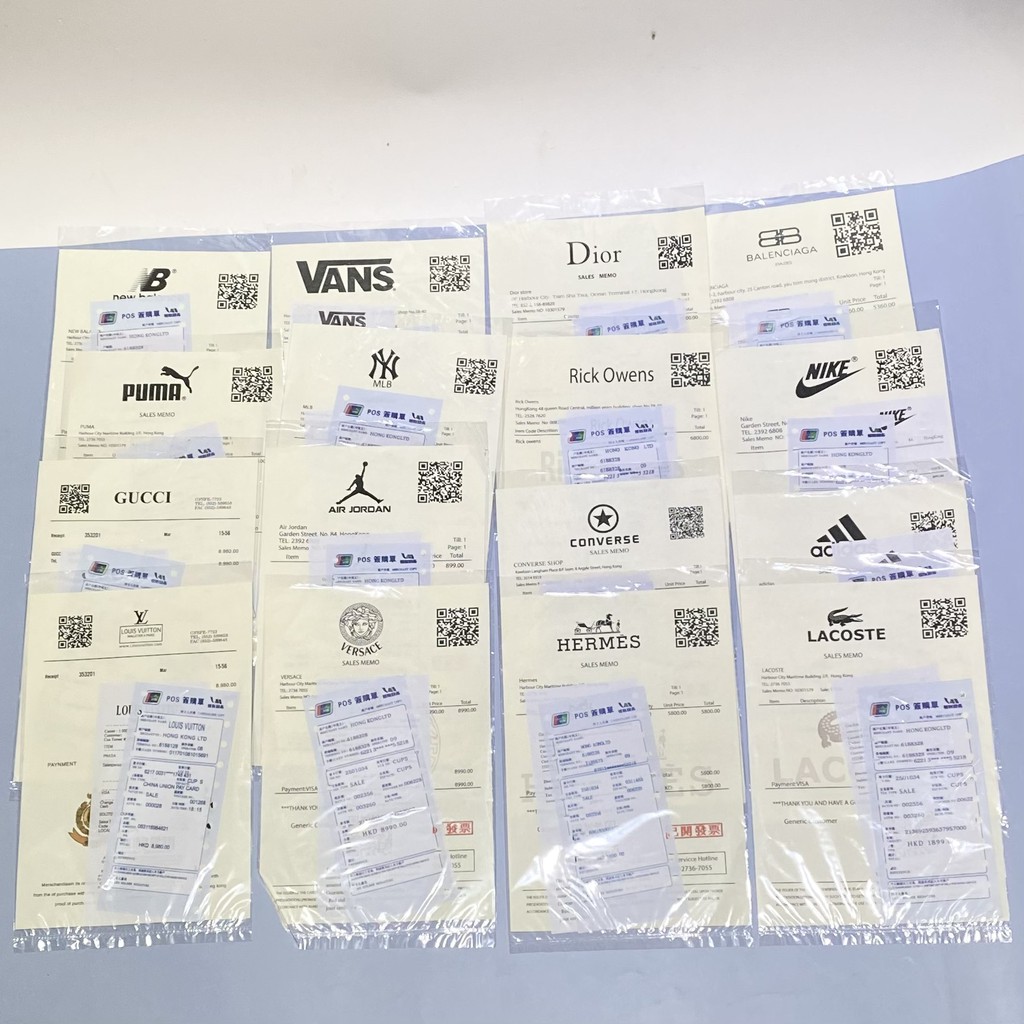 Bộ set Bill Thẻ ⚡ CHUẨN AUTH CHECK CODE ⚡ Hóa Đơn New Blance NB + đủ loại thương hiệu TANYA