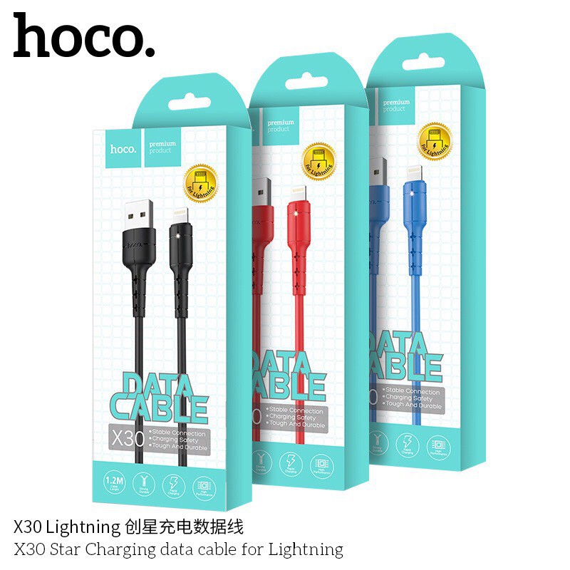 Dây sạc Hoco X30 Cáp có bền chống đức loại 1.2m
