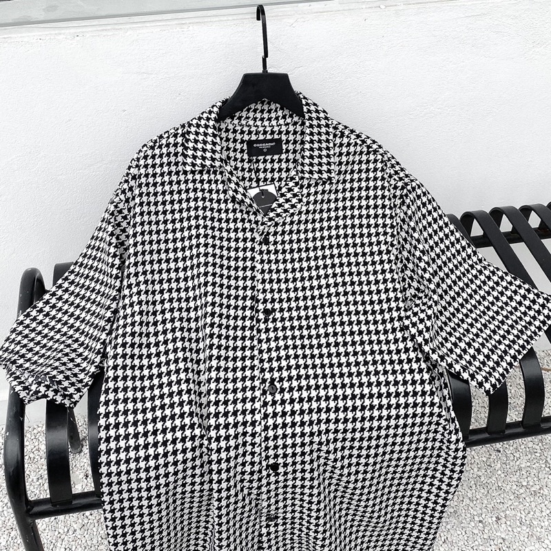 Áo sơ mi hoạ tiết unisex form rộng CCS126 by COCCACH