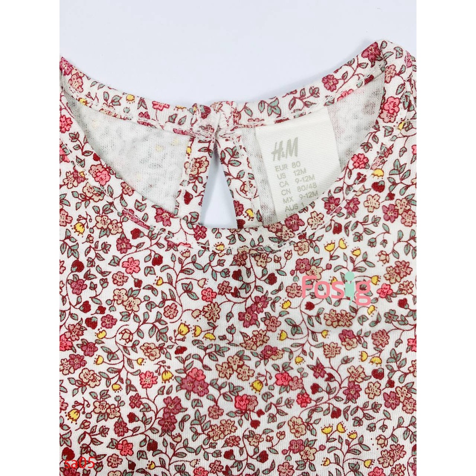 Set 3 Áo Thun Tay Dài Bé Gái HM - Combo ngẫu nhiên