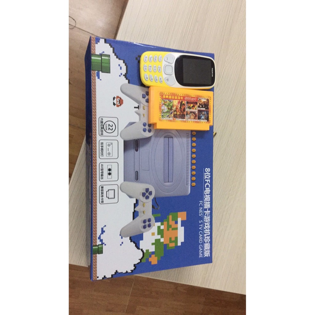 Máy chơi game 4 nút NES + băng 500 trò không trùng lập | BigBuy360 - bigbuy360.vn