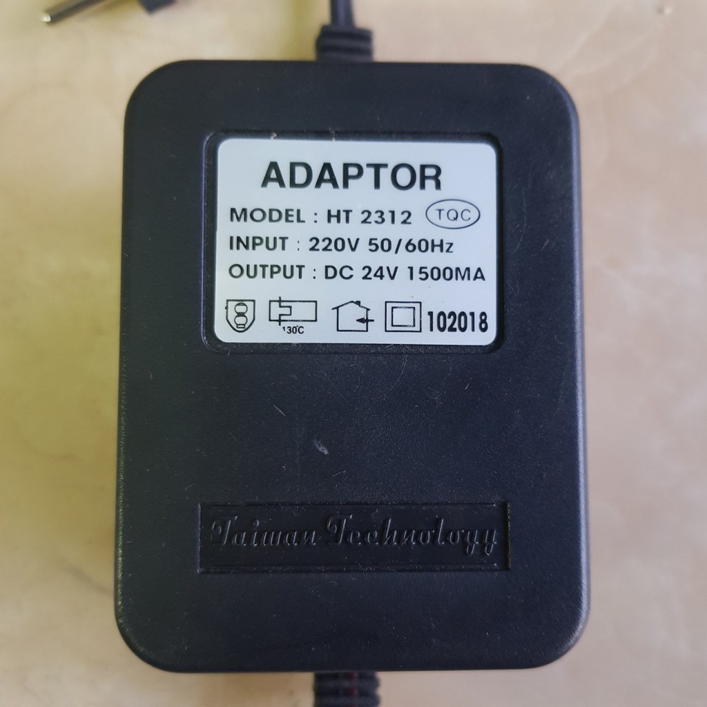 Nguồn ADAPTOR DC 24V Đài Loan sử dụng cho máy lọc nước RO, máy phun sương