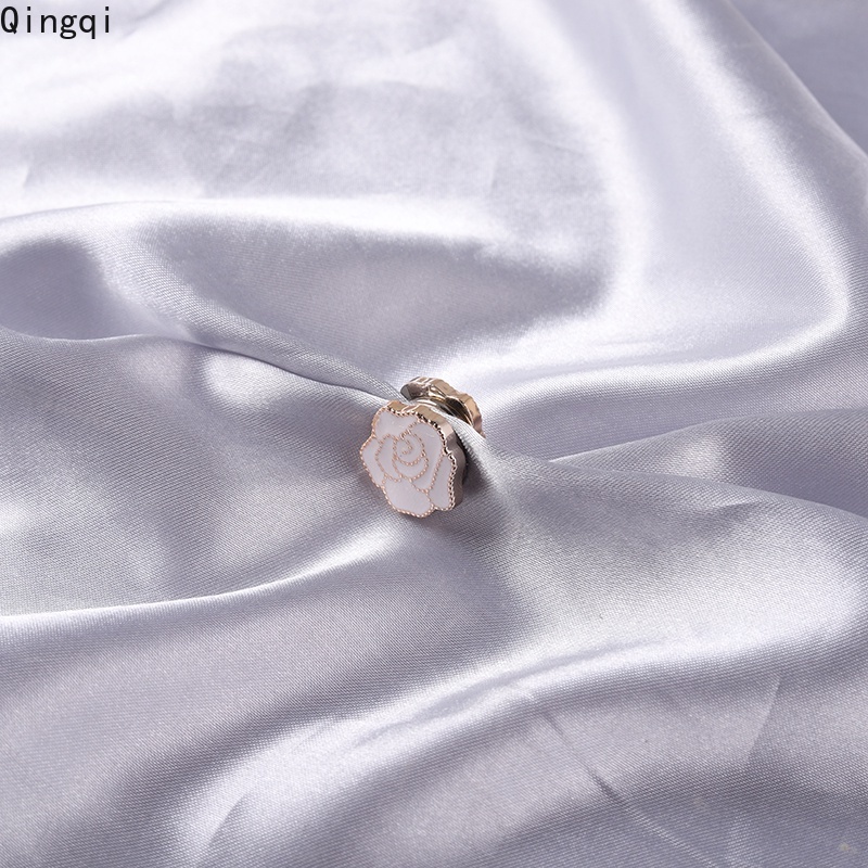 Ghim cài áo/ khăn choàng Hồi giáo Miss Zoe phối hoa hồng với lực từ tính mạnh an toàn cho nữ