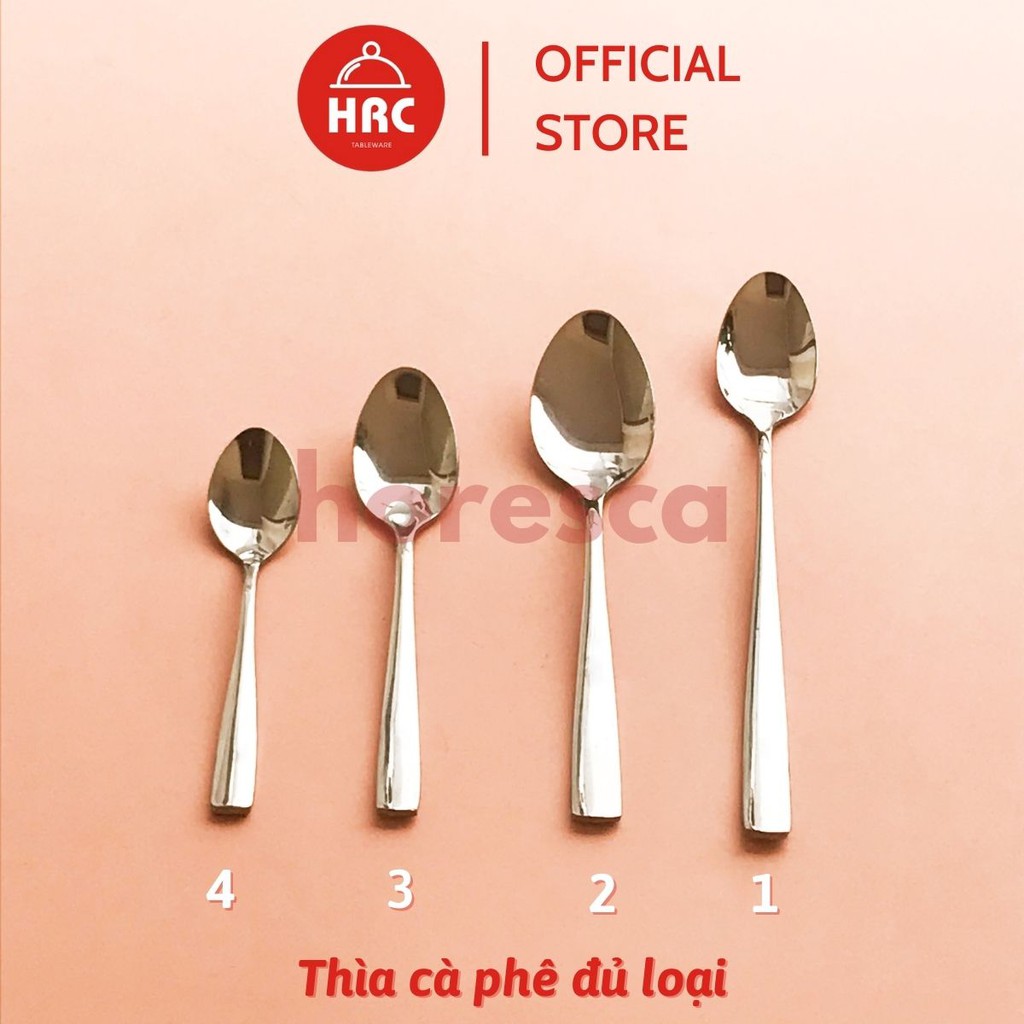 Thìa Muỗng cà phê, sinh tố inox cao cấp các loại (GIÁ RẺ)