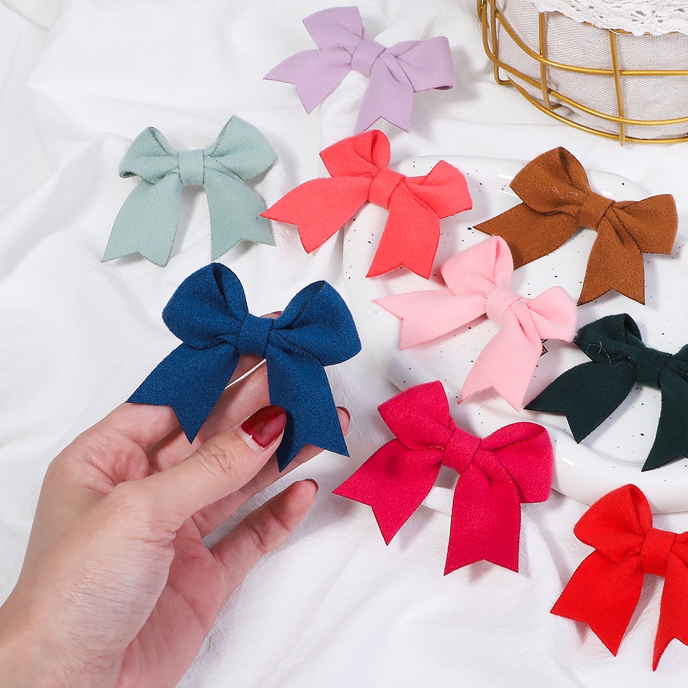 RainBow Bows 1 Kẹp Tóc Hình Nơ Nhiều Màu Sắc Dễ Thương Cho Bé Gái