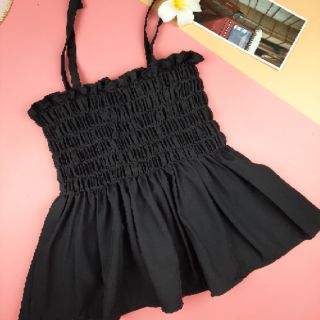 Áo babydoll 2 dây chất voan