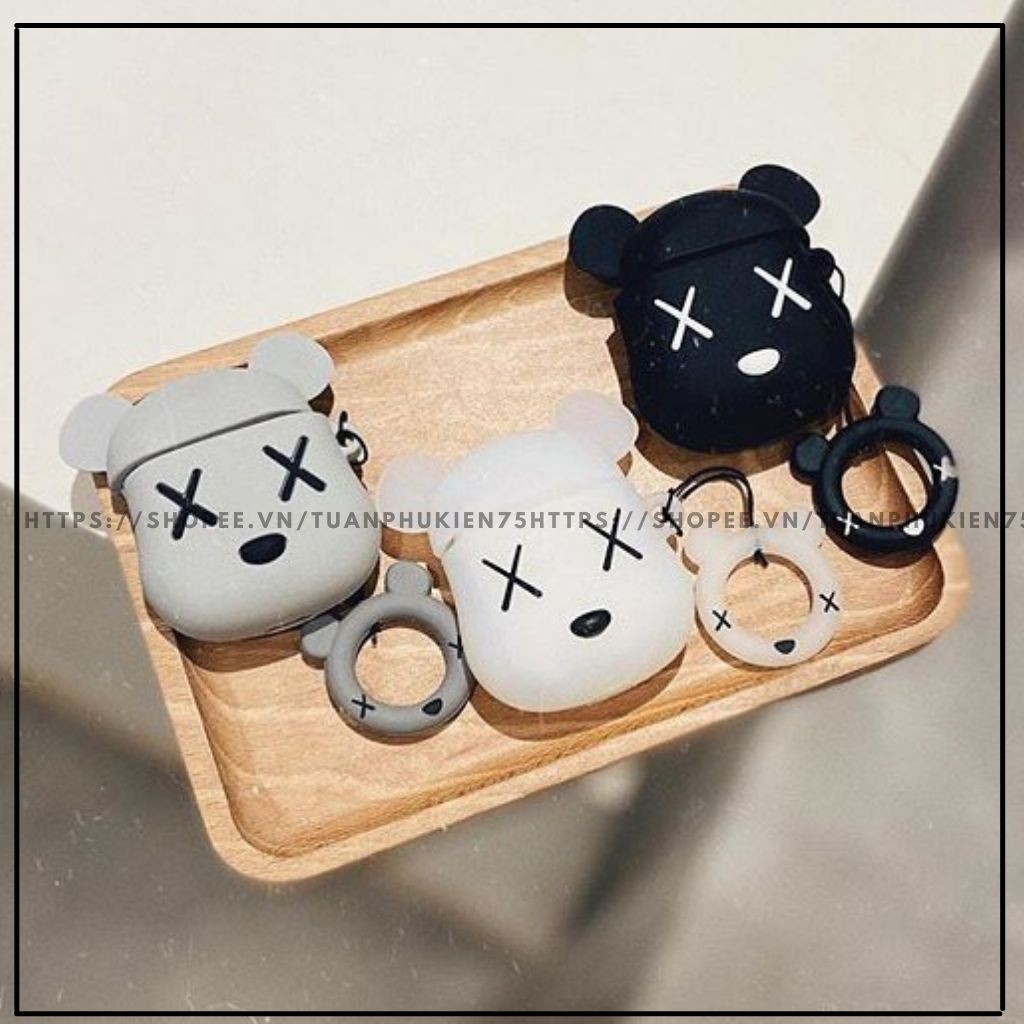 Airp.0ds Case ⚡ Freeship ⚡ BEAR.BRIK x KAWS Case Tai Nghe Không Dây Airp.0ds 1/2/i12 - Tuấn Case 75