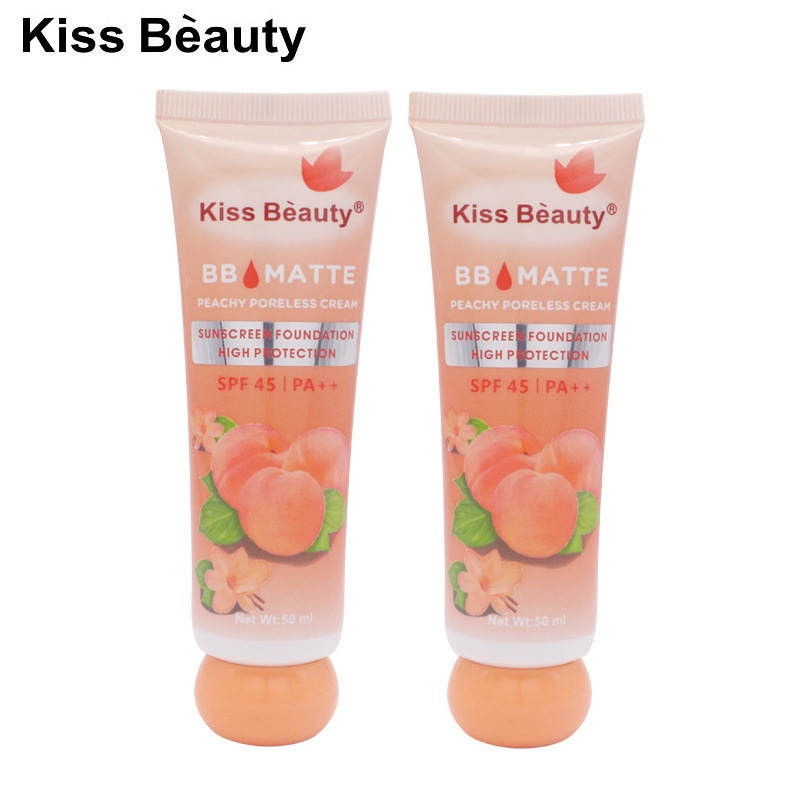 Kem Nền Chống Nắng SPF 45/PA+++ Kiss Beauty 2in1 dùng cho mọi loại da