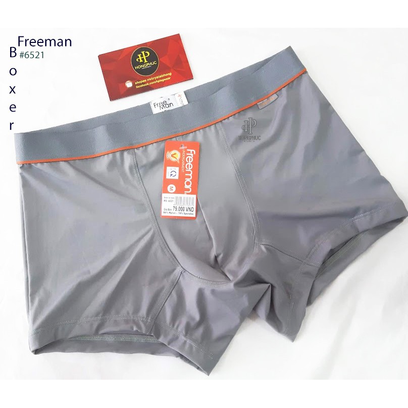 [FREEMAN BOXER] QUẦN LÓT ĐÙI NAM THUN LẠNH CAO CẤP SPANDEX từ FreeMan