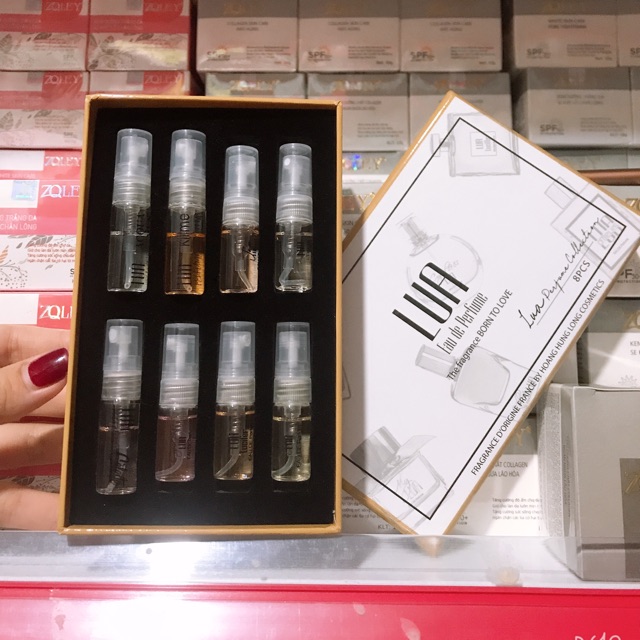 Bộ test nước hoa Lua 8 mùi | Thế Giới Skin Care