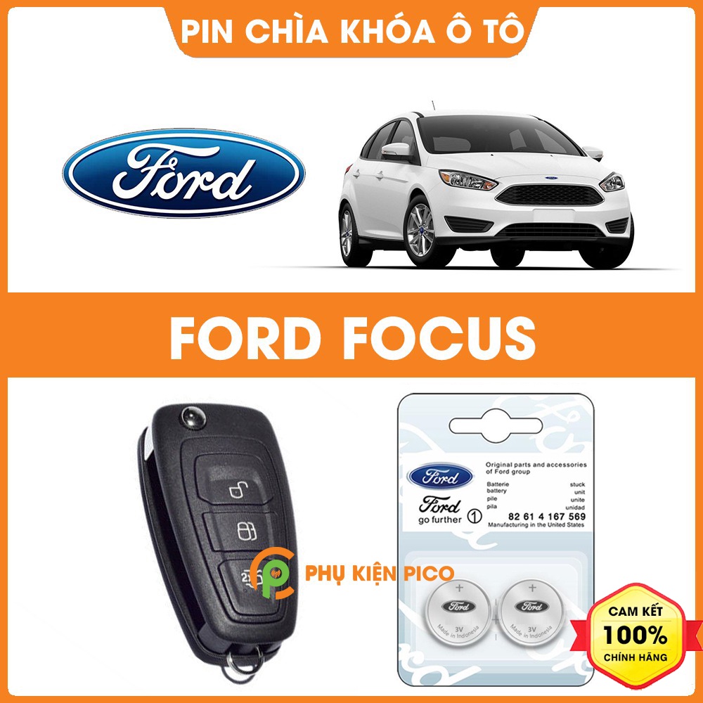 Pin chìa khóa ô tô Ford Focus chính hãng Ford sản xuất tại Indonesia 3V