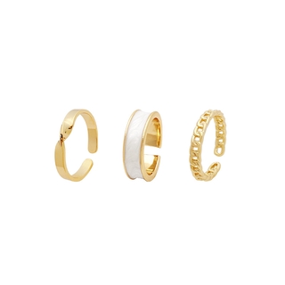  Set Nhẫn Ba Món Thời Trang Phong Cách Hàn Quốc