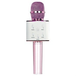Micro Karaoke Bluetooth Q7 (hồng) - hát hay giá rẻ