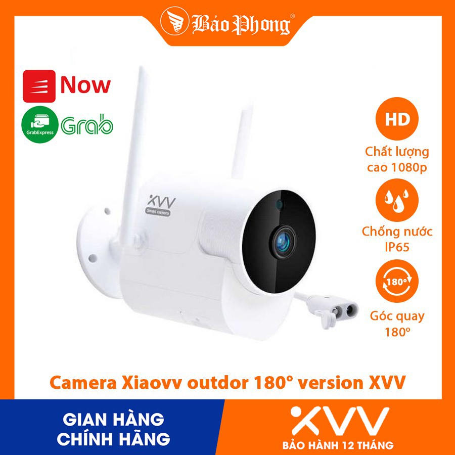 Camera Xiaovv outdor 180° version XVV-1120S-B2 độ phân giải 1080p