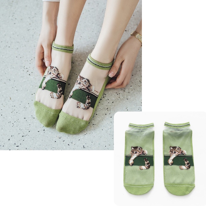 Tất Mèo Lưới Cho Nữ ERASHOP 076638 - Vải Mềm Co Giãn, Thoáng Khí, Phù Hợp Mang Sneaker, Siêu Rẻ Đẹp