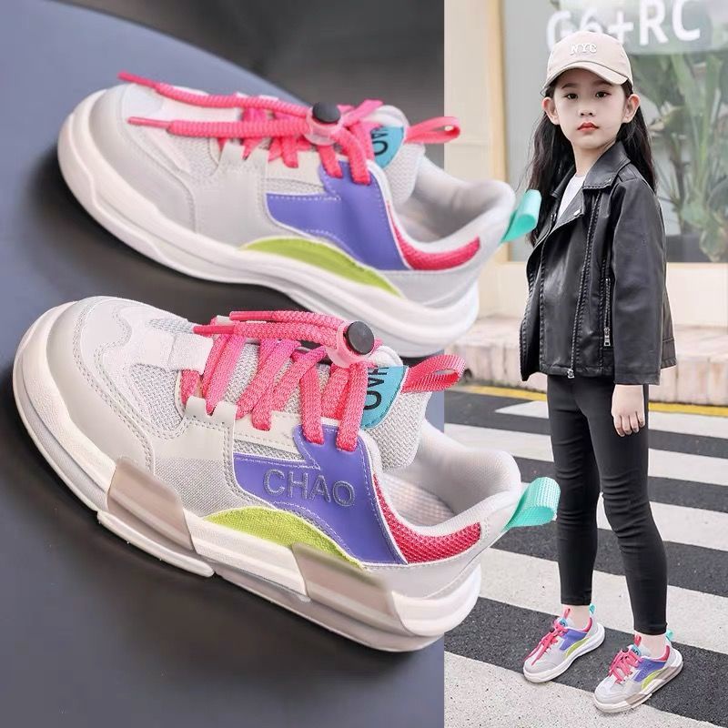 Giày Thể Thao Phối Lưới Mẫu Mới Thời Trang Xuân Hè Cho Bé Trai 2022