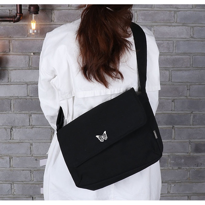 Túi vải bố canvas tote đựng đồ quần áo đeo vai thời trang nhỏ giá rẻ LOT STORE TX763