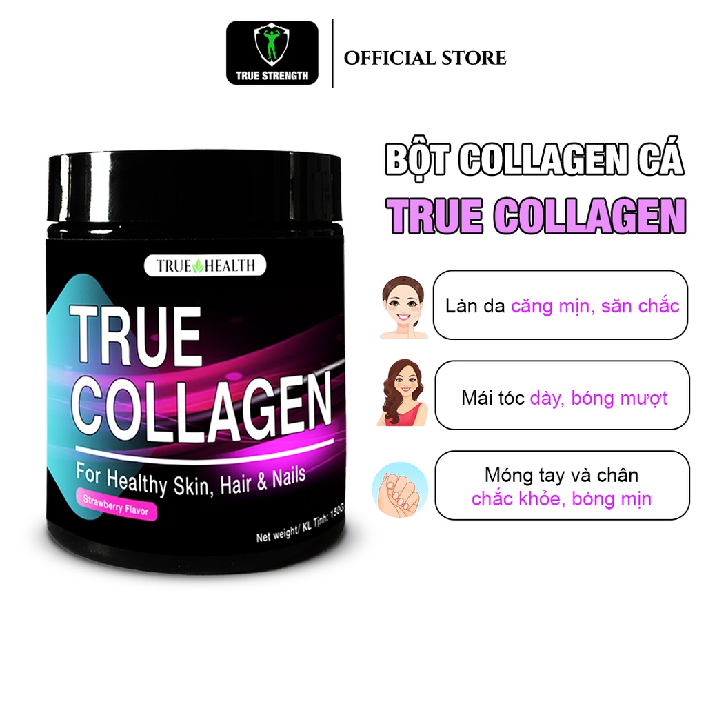 True Collagen Làm Đẹp Da, Săn Chắc, Căng Mịn và Ngăn Ngừa Lão Hóa Da - Lọ 120g (24 lần dùng)