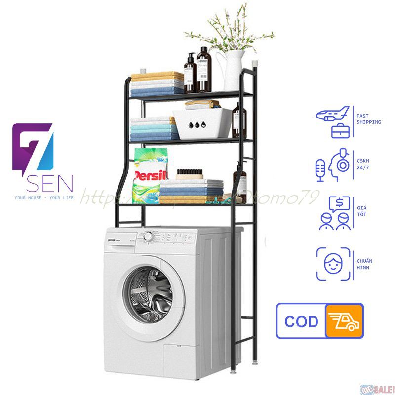 Kệ Để Đồ Sau Máy Giặt - Kệ Bồn Cầu Toilet Cao Cấp 7SEN