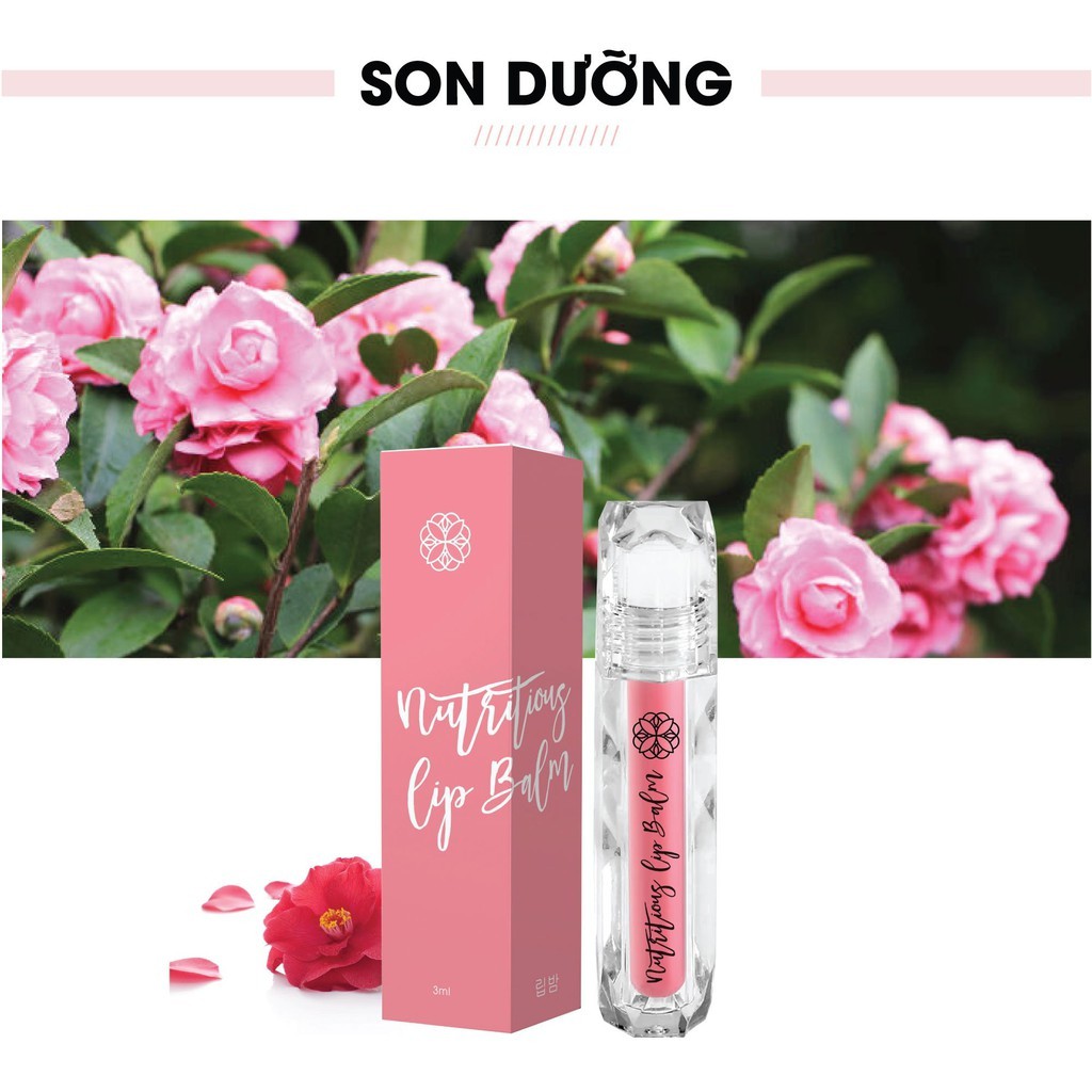 Son dưỡng môi Truesky màu hồng nhạt giúp môi hồng hào, giảm thâm môi và nứt nẻ Nutritious Lip Balm 3ml_Katta_TS_019_3ML