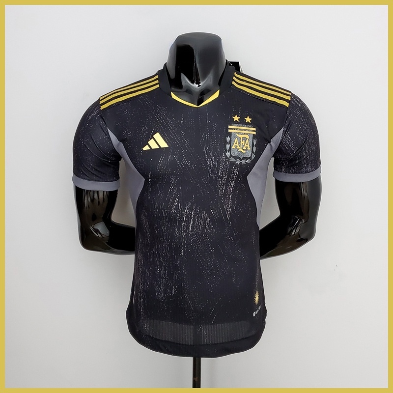 Áo Thun Bóng Đá Màu Đen Phiên Bản Đặc Biệt Của Argentina Jersey 2022