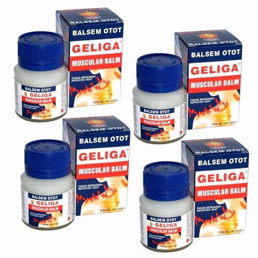 Combo 2 hộp Cao xoa bóp nóng Geliga Muscular Balm