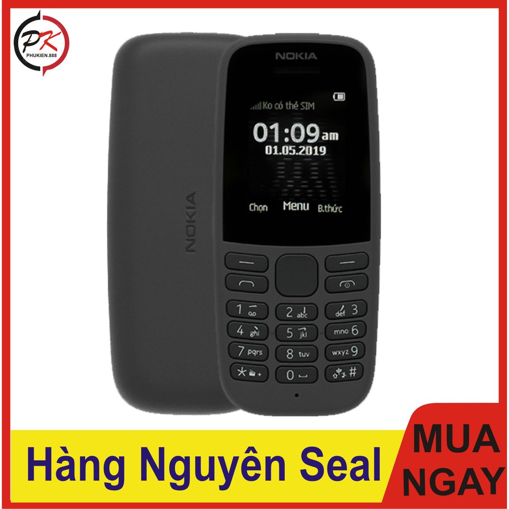 Điện thoại Nokia 105 2 Sim - Hàng chính hãng