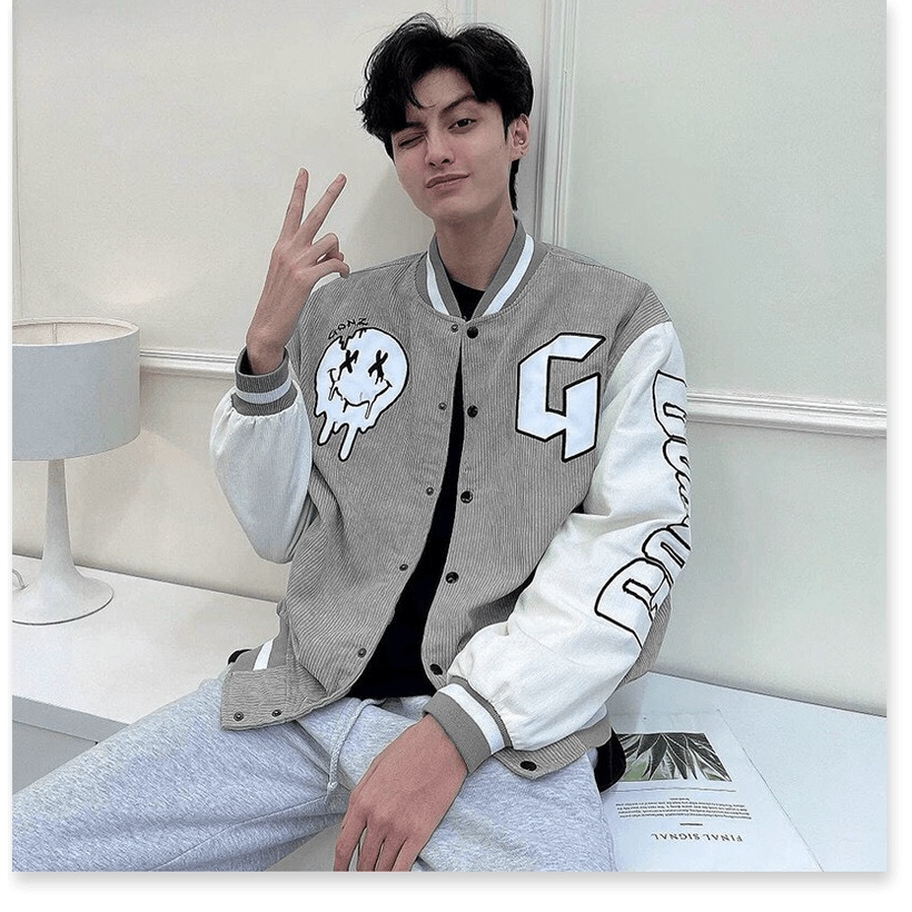 Áo khoác nhung bomber NAM CỰC CHẤT PHONG CÁCH 2021 KHANH AN