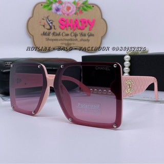 Mắt Kính Nữ Vuông Màu Ombre Hồng Cao Cấp Full Box CN10