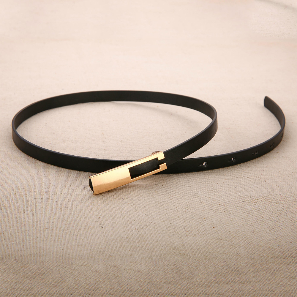 Thắt Lưng Da Bản Nhỏ Phong Cách Vintage Cho Nữ