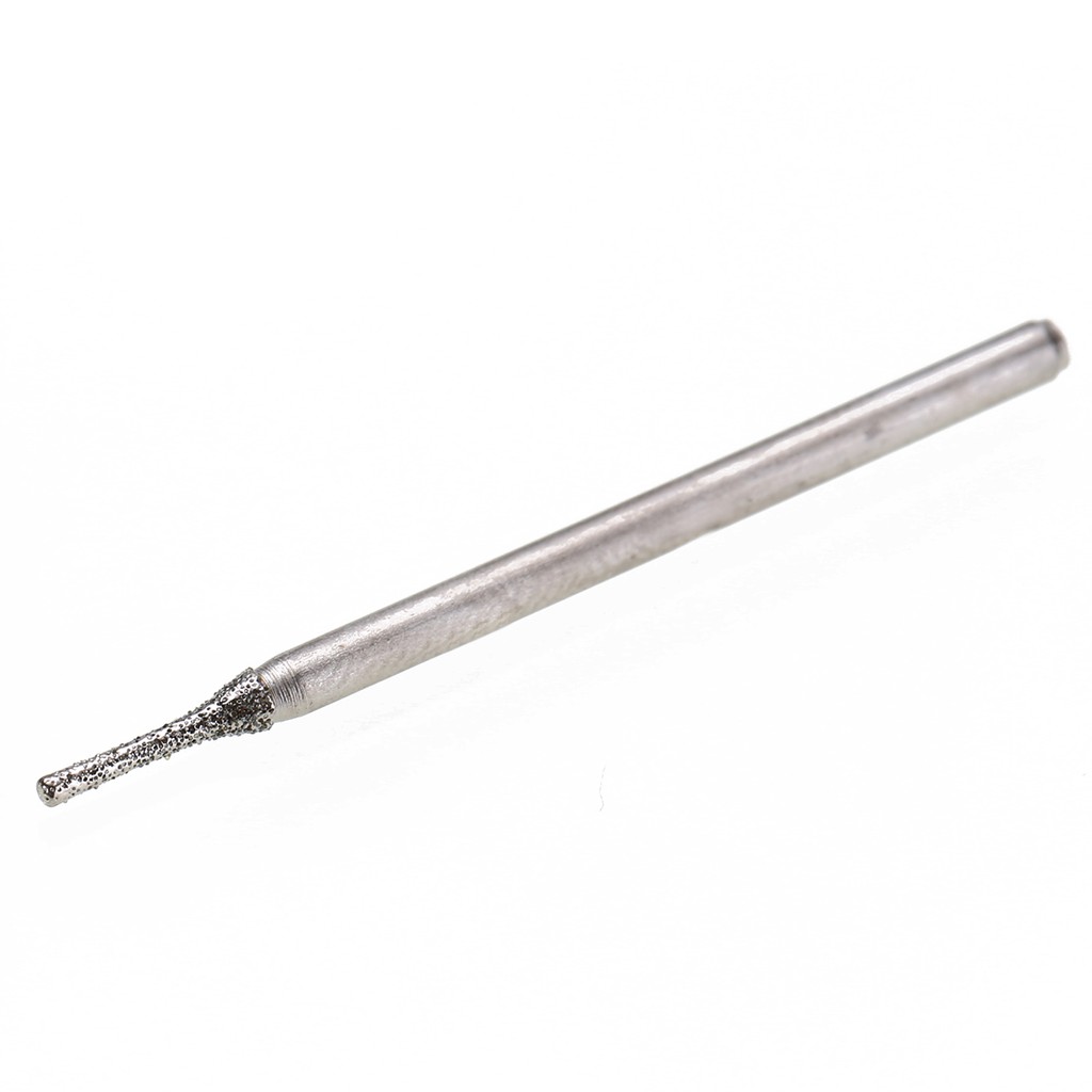 20 Mũi khoan lỗ mạ kim cương dùng cho vật liệu kính / gạch men / đá quý 1mm