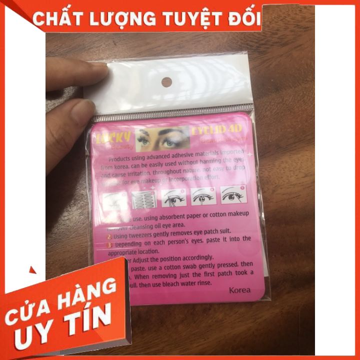 Miếng dán kích mí luxky  không lộ có sẵn keo dễ dàng tạo 2 mí tiện lợi tạo hai mí giup cho đôi mắt to chòn
