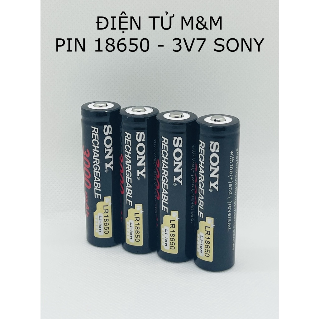 Pin 18650 SONY 3.7V 3000mAh