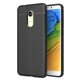 Ốp lưng dẻo giả da Auto Focus Xiaomi Redmi 5 Plus