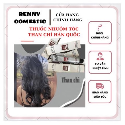 THUỐC NHUỘM TÓC HÀN QUỐC(hoa trắng)- MÀU THAN CHÌ 100ml