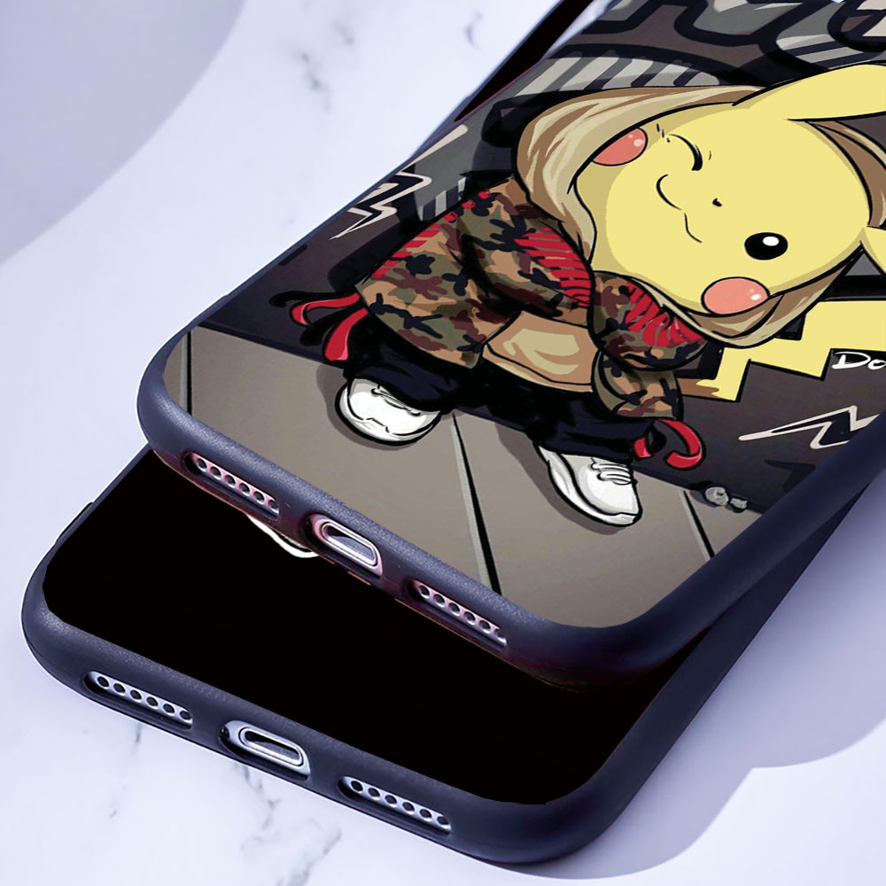 Ốp lưng samsung Pikachu Dễ Thương Cho Samsung Galaxy S7 Edge S8 S9 Plus