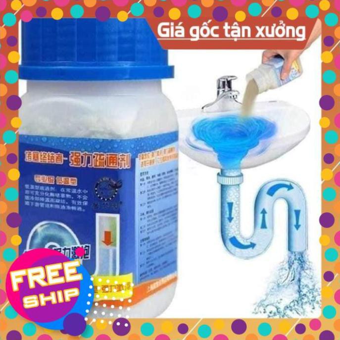 [Giadungonline] [Bán gía Gốc] combo 1-2 LỌ BỘT THÔNG TẮC CỐNG BỒN CẦU  CHAI VUÔNG NẮP XANH MỚI