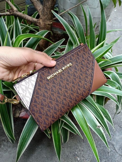 Ví mk 2 khóa mix màu sz 18