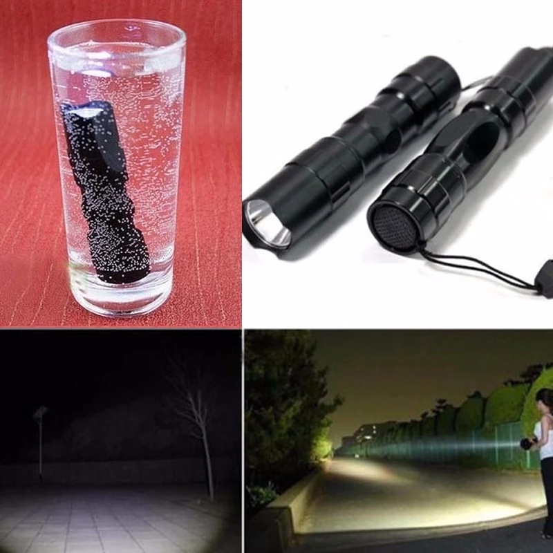 Đèn pin led cầm tay sử dụng khẩn cấp siêu sáng chống thấm nước tiện dụng mang đi du lịch/ dã ngoại