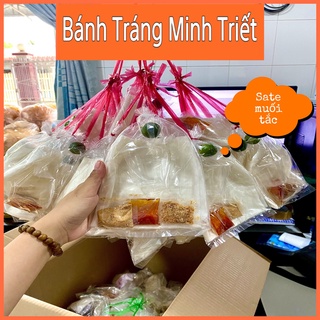 10b Bánh tráng Sa tế Ớt Tắc muối nhuyễn hành phi Bánh Tráng Tây Ninh