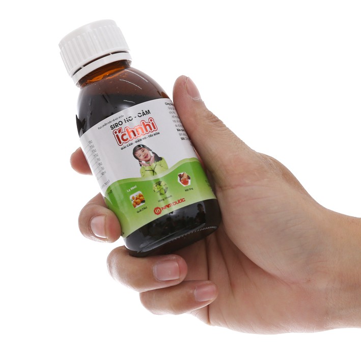 Siro ho cảm Ích Nhi chai 90ml - Giúp giải cảm, giảm ho, tiêu đờm, tăng sức đề kháng cho trẻ - cvspharmacy