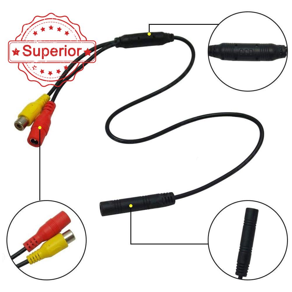 Bộ chuyển đổi Camera lùi xe hơi 4-Pin sang Cvbs Rca Female J6E6 | BigBuy360 - bigbuy360.vn