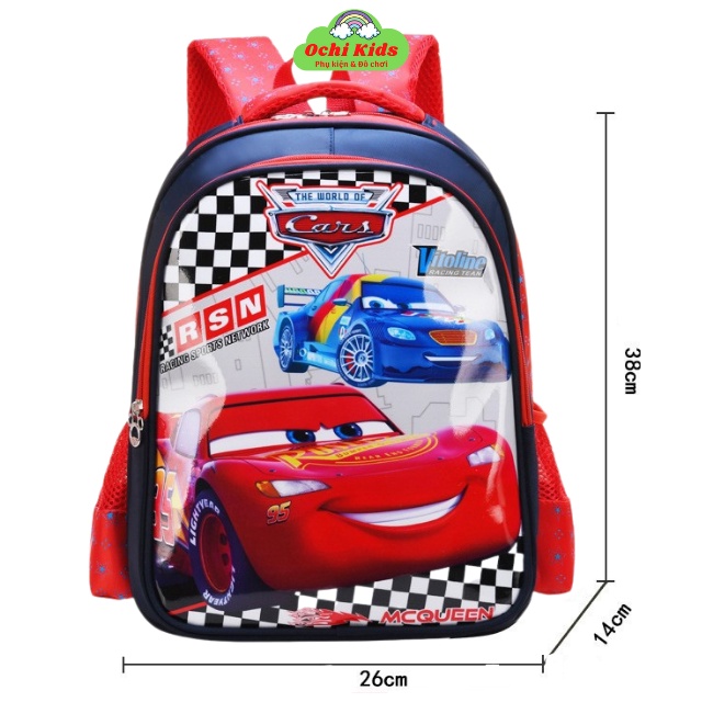 Balo chống nước, balo đi học cho bé cấp 1, cặp sách tiểu học bé trai gái Ochi Kids