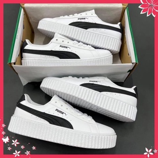 ✔️ free ship ✔️ hàng trung cao cấp giày puma trắng vệt đen nữ siêu đẹp hot trend 2022 full box + bill
