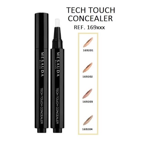 Kem Che Khuyết Điểm MESAUDA Tech Touch Concealer Lâu Trôi, Độ Che Phủ Cao, Chống Nắng