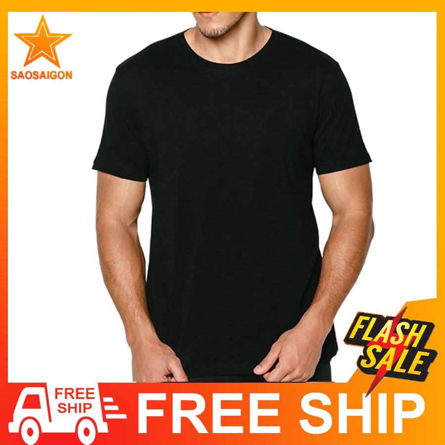 Áo thun nam cổ tròn vải cotton co giãn SL176 STARLORD | BigBuy360 - bigbuy360.vn